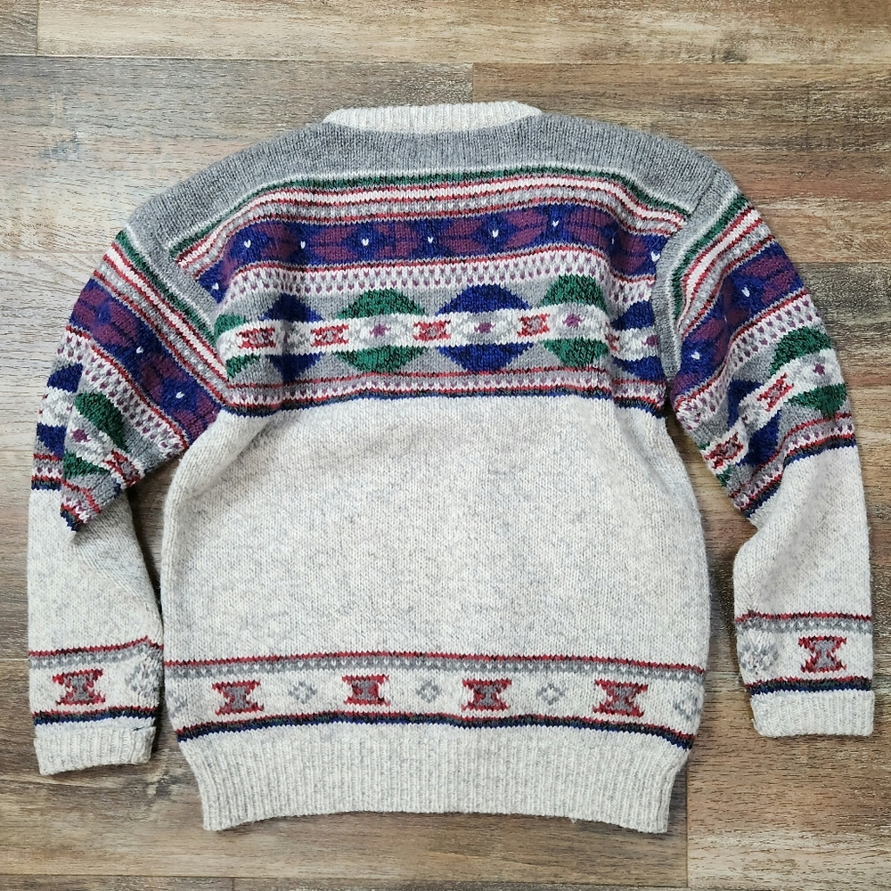 Vintage Woolrich Sweater With An Aztec Pattern, G… - image 4